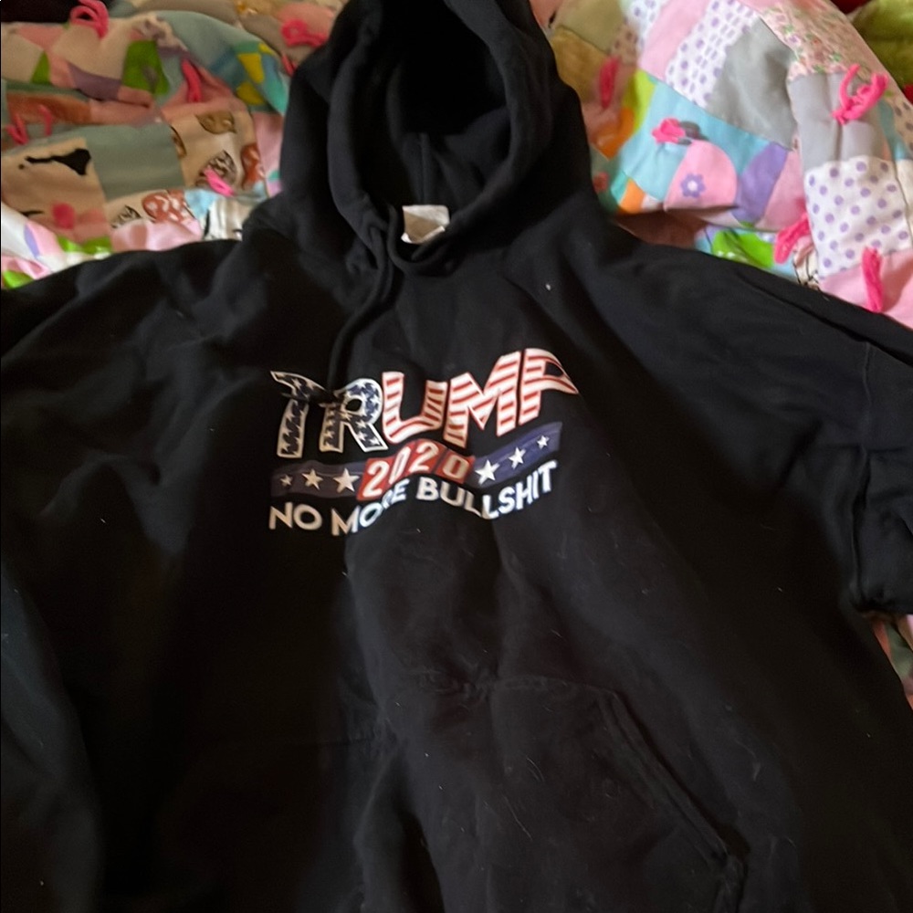 Kids Black Graphic Hoodie